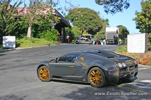 Bugatti Veyron spotted in Monterey, California