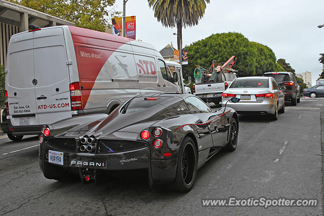 Pagani Huayra spotted in San Francisco, California