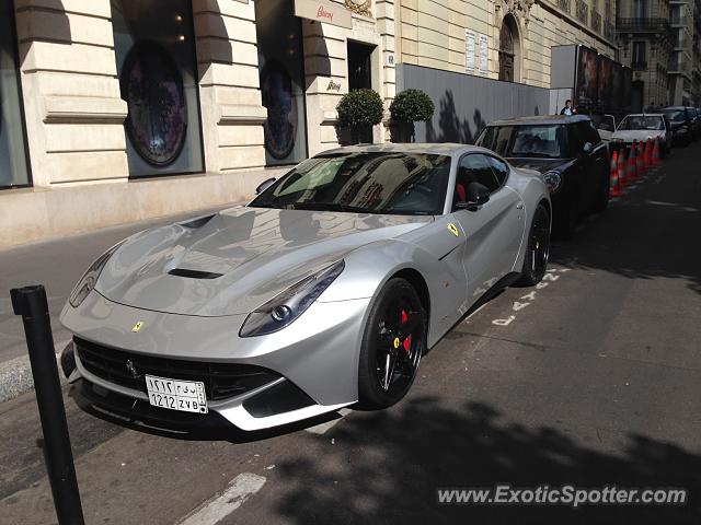 Ferrari F12 spotted in Paris, France