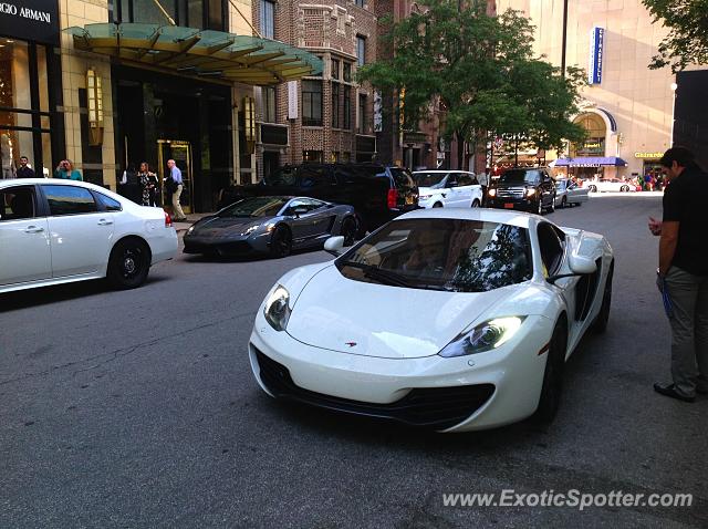 Mclaren MP4-12C spotted in Chicago, Illinois