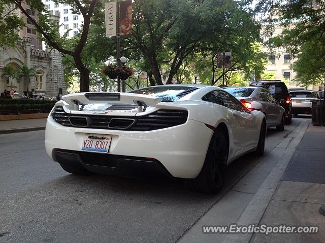 Mclaren MP4-12C spotted in Chicago, Illinois