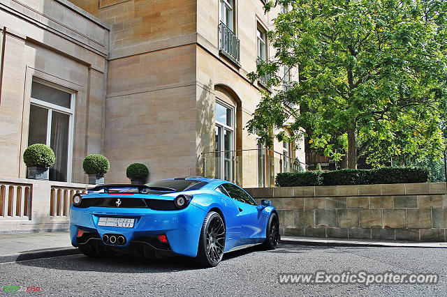 Ferrari 458 Italia spotted in London, United Kingdom