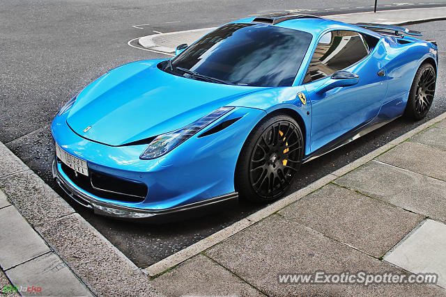 Ferrari 458 Italia spotted in London, United Kingdom