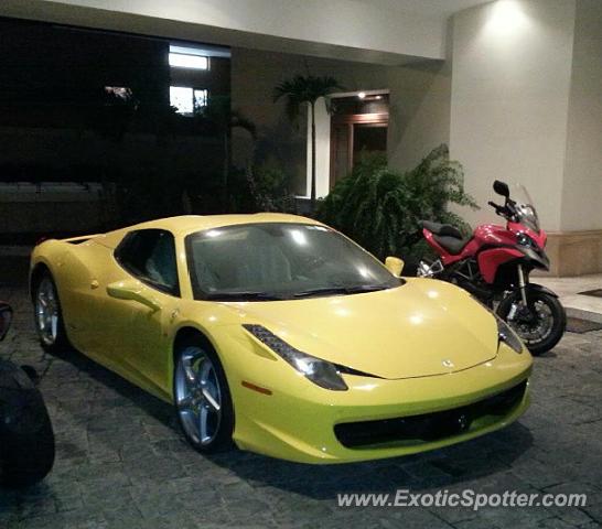 Ferrari 458 Italia spotted in Guatemala City, Guatemala