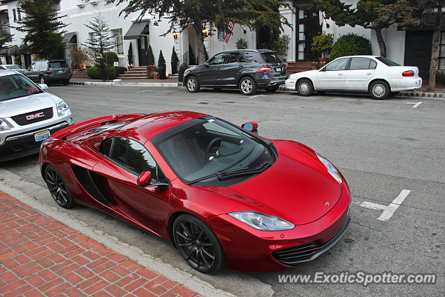 Mclaren MP4-12C spotted in Carmel, California