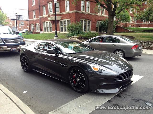 Aston Martin Vanquish spotted in Columbus, Ohio