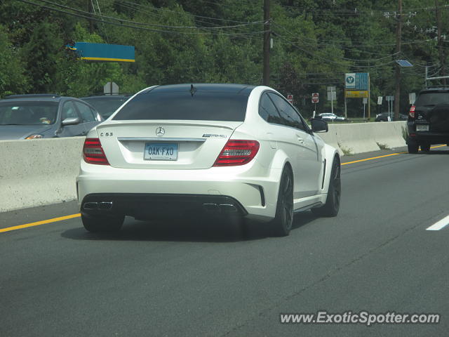Mercedes C63 AMG Black Series spotted in Princeton, New Jersey