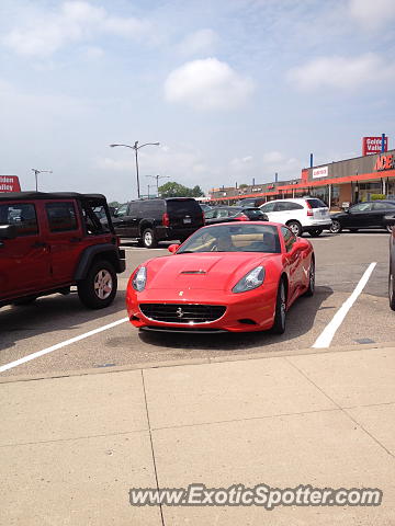 Ferrari California spotted in Golden Valley, Minnesota