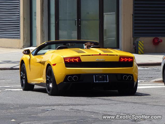 Lamborghini Gallardo spotted in Manhattan, New York