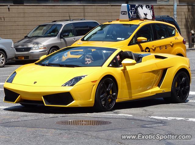 Lamborghini Gallardo spotted in Manhattan, New York