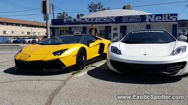 Lamborghini Aventador spotted in El monte, California