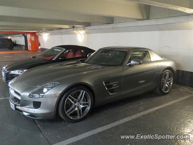 Mercedes SLS AMG spotted in Paris, France