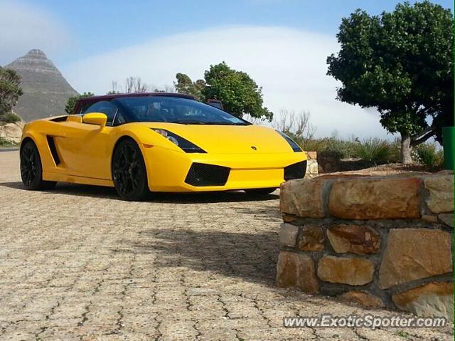 Lamborghini Gallardo spotted in Cape Town, South Africa