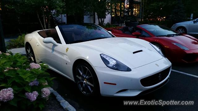 Ferrari California spotted in Newtown, Pennsylvania