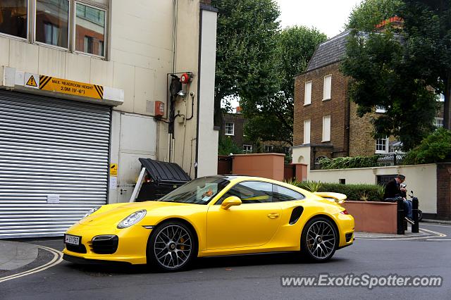 Porsche 911 Turbo spotted in London, United Kingdom