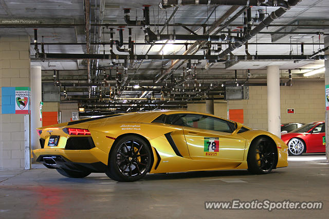 Lamborghini Aventador spotted in Monterey, California