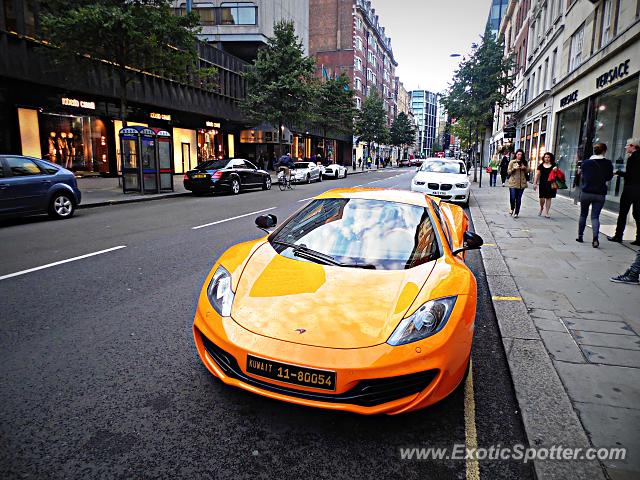 Mclaren MP4-12C spotted in London, United Kingdom