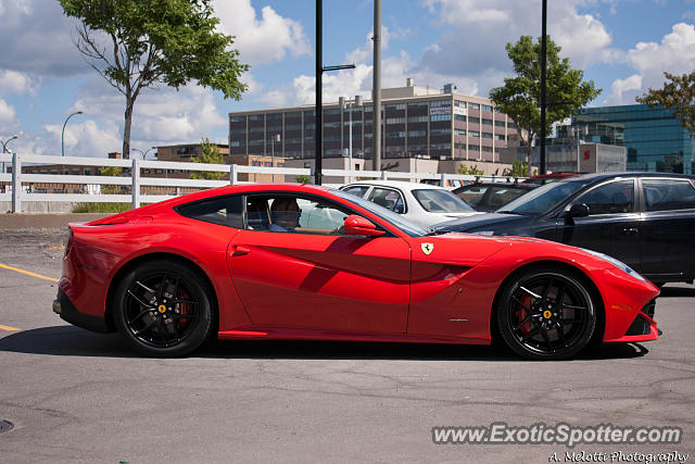 Ferrari F12 spotted in Montreal., Canada