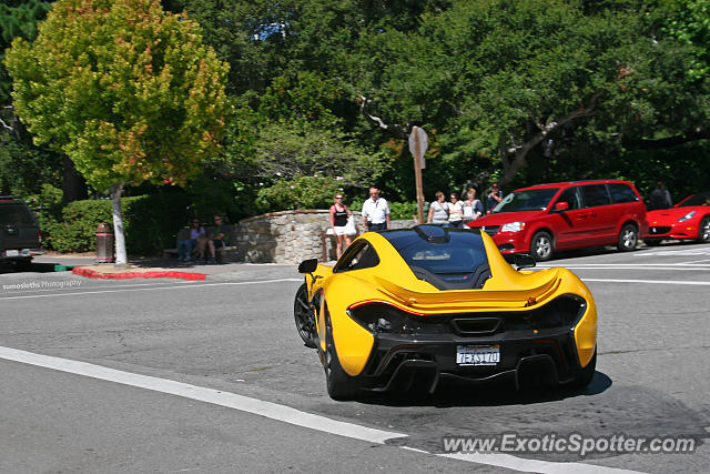 Mclaren P1 spotted in Carmel, California