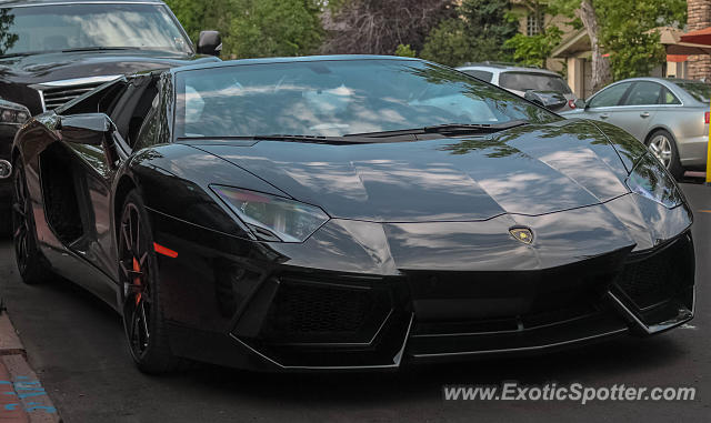 Lamborghini Aventador spotted in Denver, Colorado