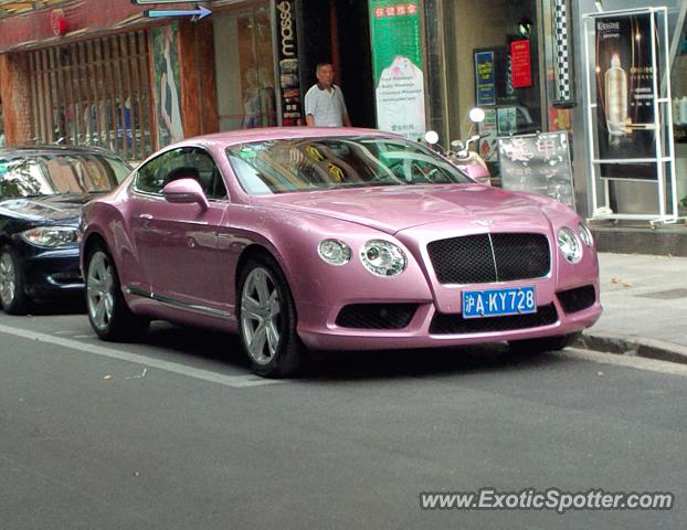 Bentley Continental spotted in Shanghai, China