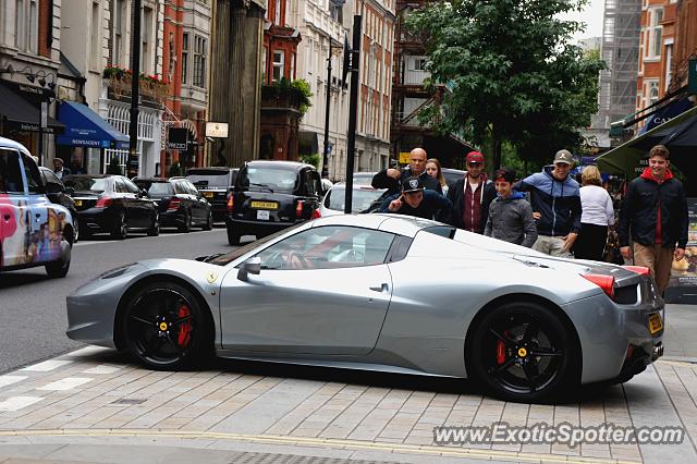 Ferrari 458 Italia spotted in London, United Kingdom