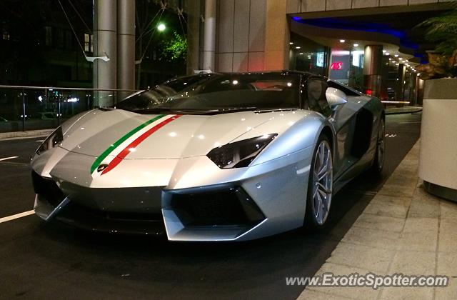 Lamborghini Aventador spotted in Sydney, Australia