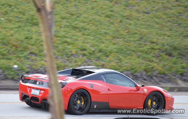 Ferrari 458 Italia spotted in San Diego, California