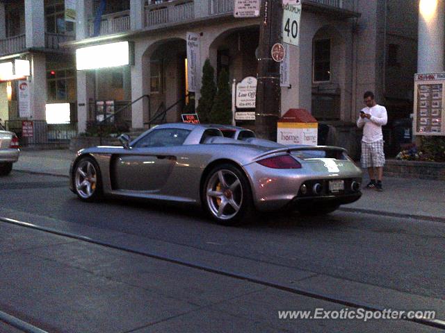 Porsche Carrera GT spotted in Toronto, Canada