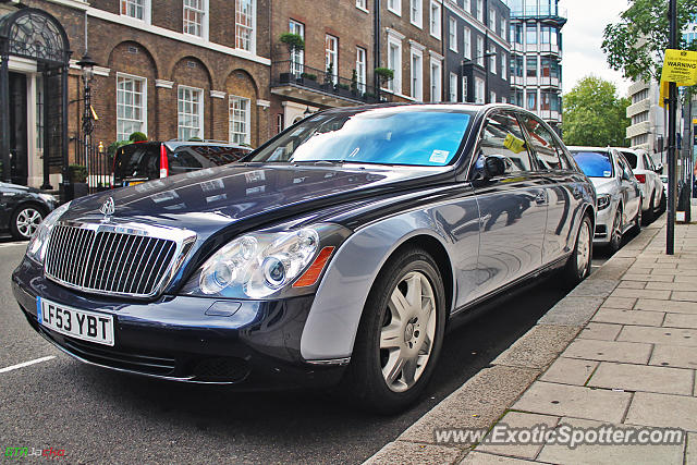 Mercedes Maybach spotted in London, United Kingdom