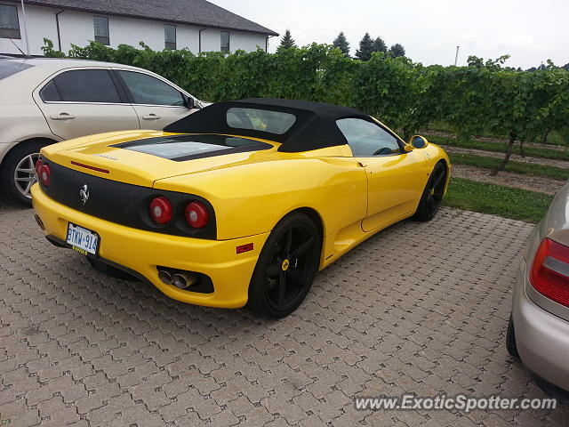 Ferrari 360 Modena spotted in Niagara Falls, Canada