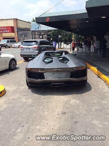 Lamborghini Aventador spotted in Mexico City, Mexico