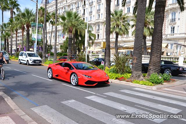 Lamborghini Huracan spotted in Cannes, France