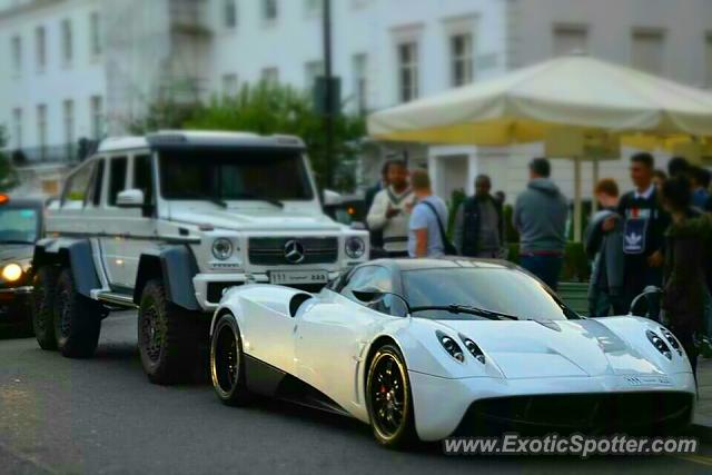 Pagani Huayra spotted in London, United Kingdom