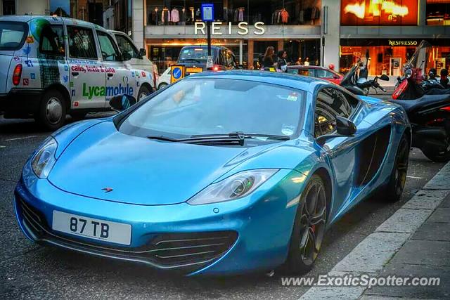 Mclaren MP4-12C spotted in London, United Kingdom