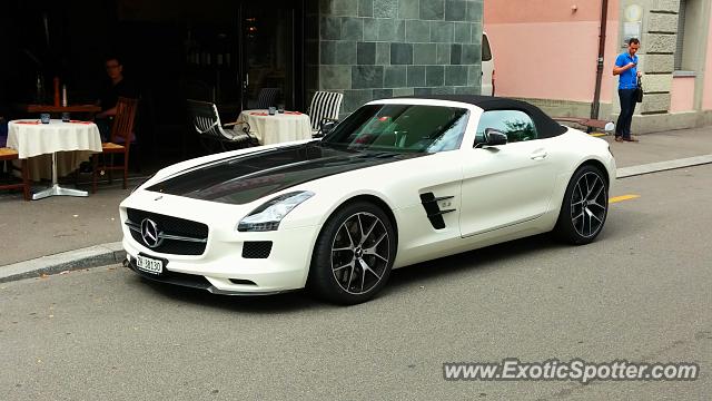 Mercedes SLS AMG spotted in Zurich, Switzerland