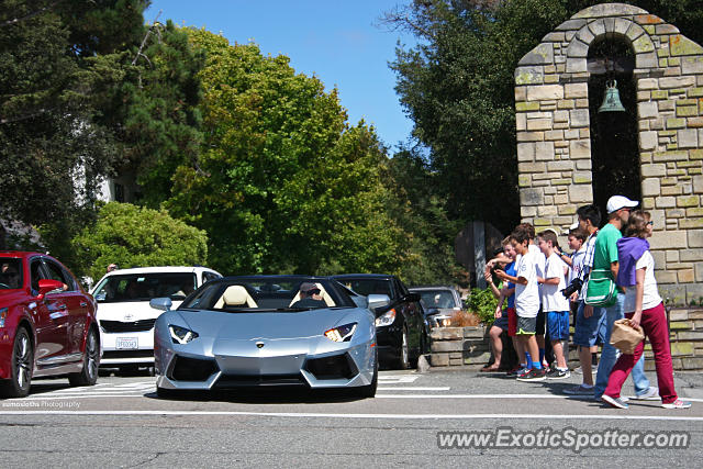 Lamborghini Aventador spotted in Carmel, California