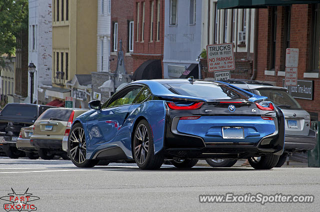 BMW I8 spotted in Greenwich, Connecticut