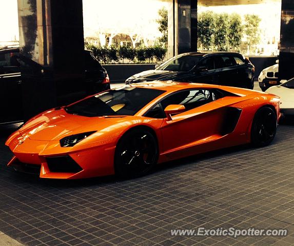 Lamborghini Aventador spotted in Melbourne, Australia