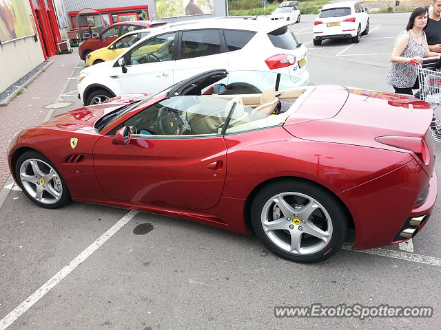 Ferrari California spotted in Esch sur alzette, Luxembourg