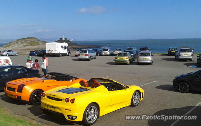 Lamborghini Gallardo spotted in Swansea, United Kingdom