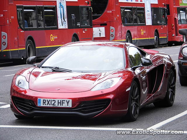 Mclaren MP4-12C spotted in London, United Kingdom