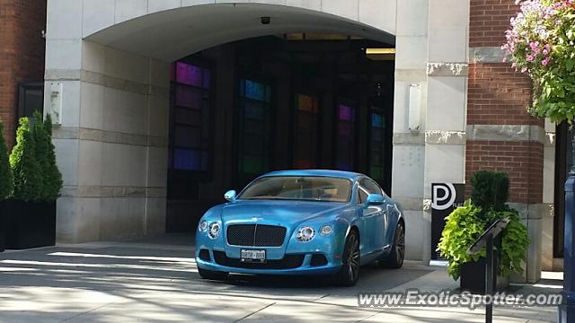 Bentley Continental spotted in Toronto, Canada