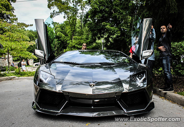 Lamborghini Aventador spotted in Burlington, Canada