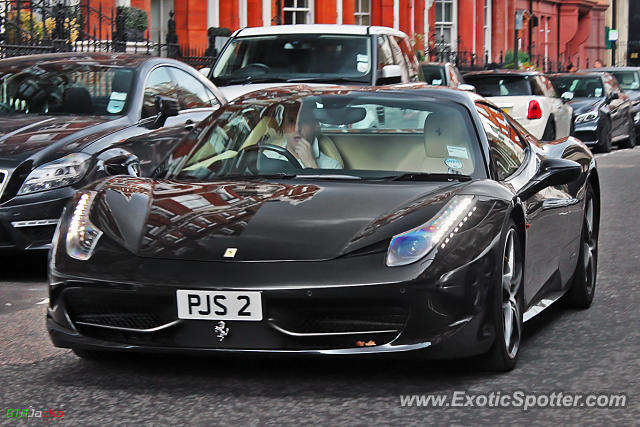 Ferrari 458 Italia spotted in London, United Kingdom