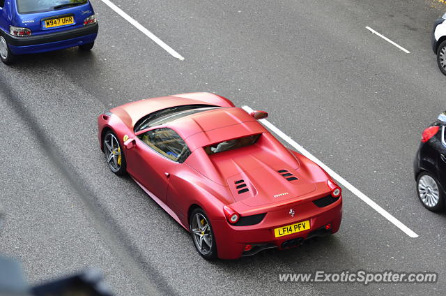 Ferrari 458 Italia spotted in London, United Kingdom