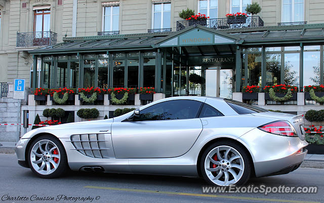 Mercedes SLR spotted in Geneva, Switzerland