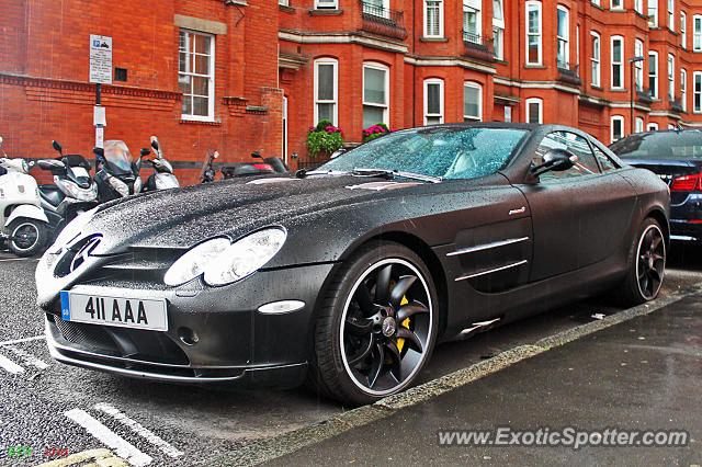 Mercedes SLR spotted in London, United Kingdom