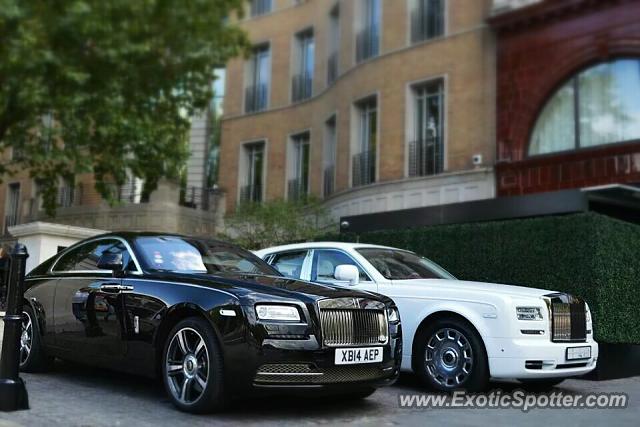 Rolls Royce Wraith spotted in London, United Kingdom