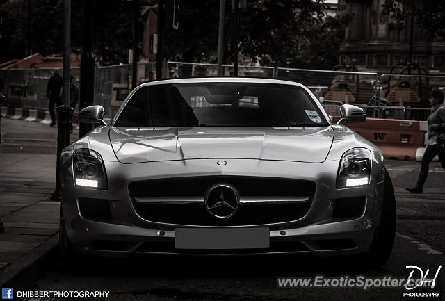 Mercedes SLS AMG spotted in Manchester, United Kingdom